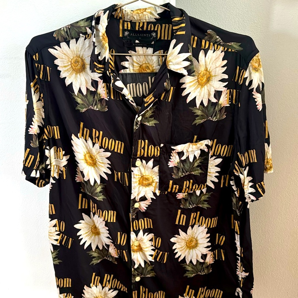 All Saints floral‎ print shirt